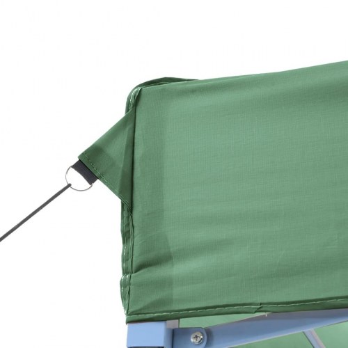 Foldbart pop-up festtelt med 3 sidevægge - grøn, 440 × 292 cm