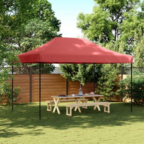 Foldbart pop up-festtelt 440 × 292 × 315 cm - bordeaux