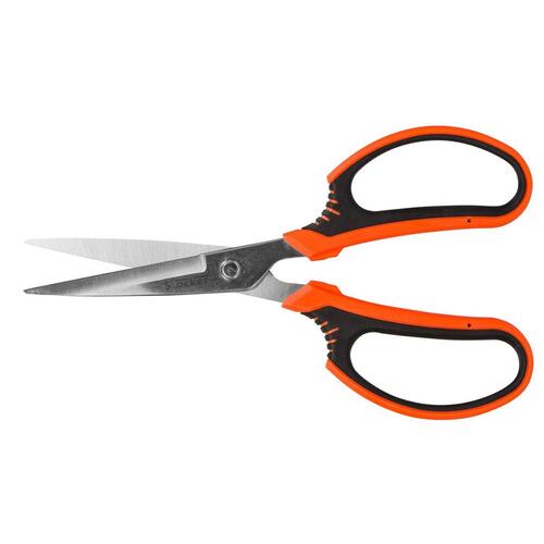 Stocker græs- og havesaks 19,5 cm - sort/orange