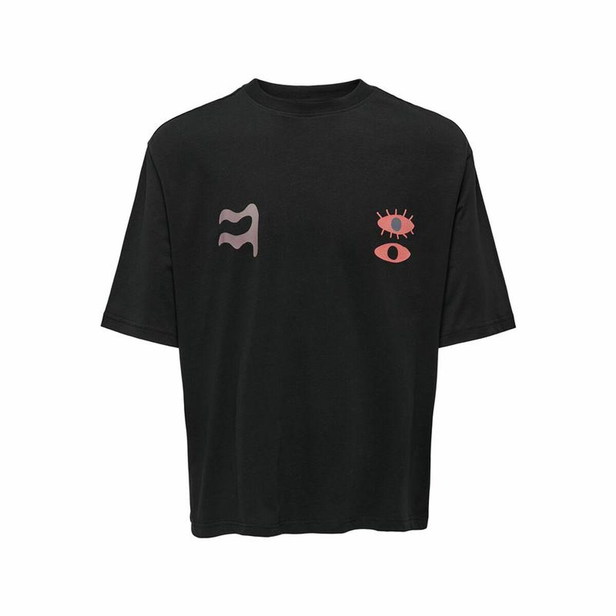 Kortærmet T Shirt Til Mænd Only & Sons Onslenny Ovz Element Sort Xl