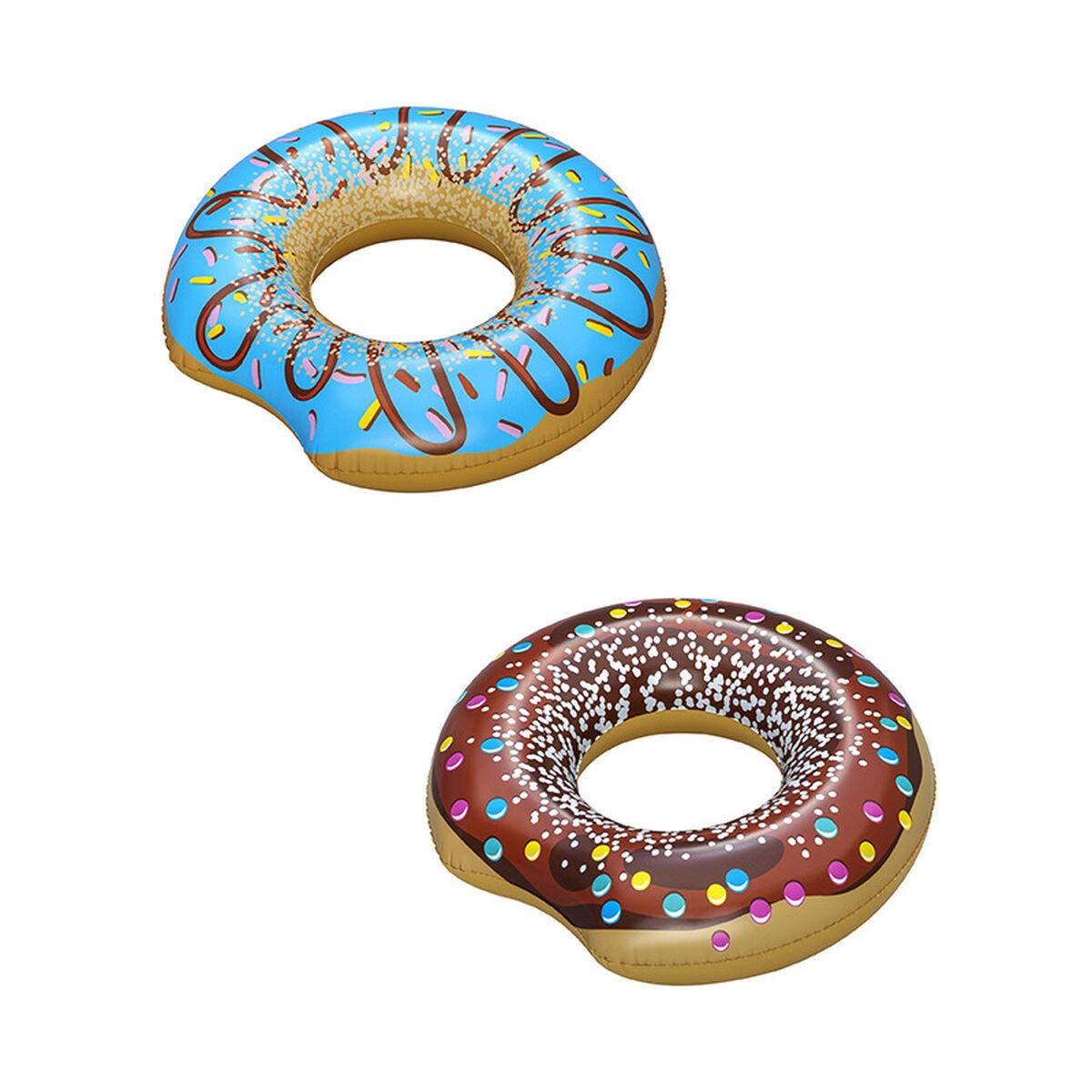 Oppustelig flyder Donut Ø 107 cm Multifarvet
