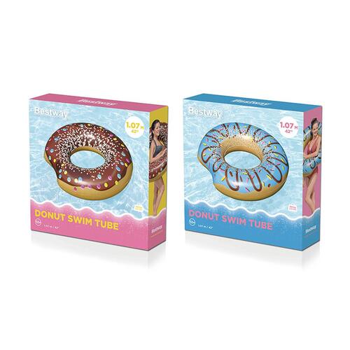 Oppustelig flyder Donut Ø 107 cm Multifarvet