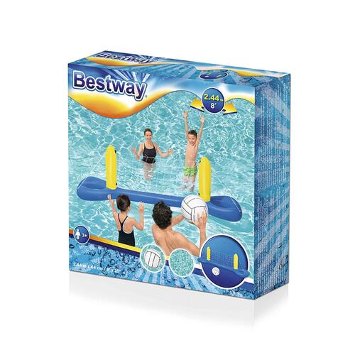 Pool volleyball sæt 244 x 64 cm