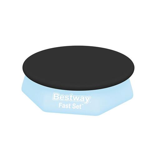 Swimmingpool Cover Sort Ø 244 cm (1 enheder)