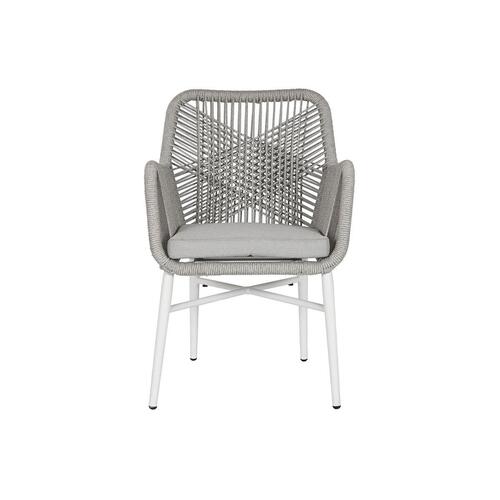 have Home ESPRIT Hvid Grå Aluminium syntetisk Rattan 57 x 63 x 84 cm