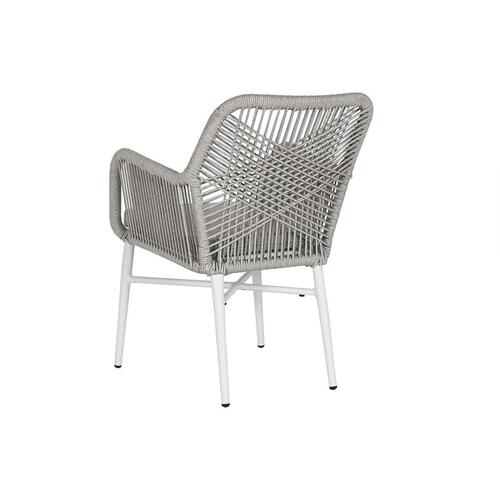 have Home ESPRIT Hvid Grå Aluminium syntetisk Rattan 57 x 63 x 84 cm