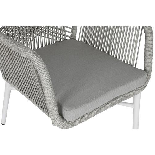 have Home ESPRIT Hvid Grå Aluminium syntetisk Rattan 57 x 63 x 84 cm