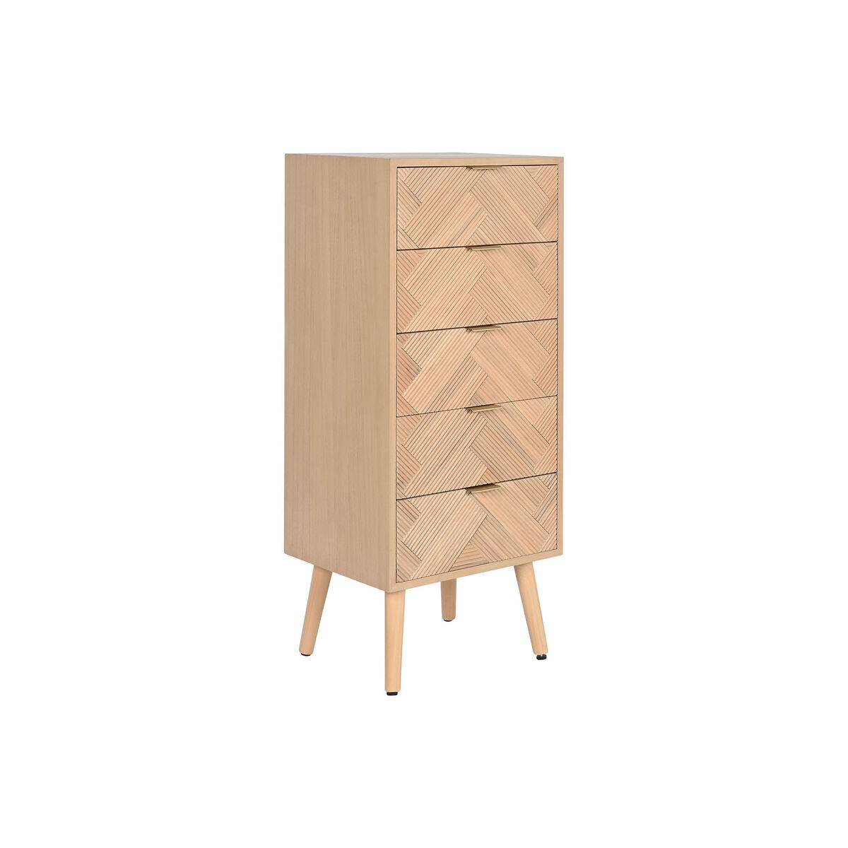Kommode Home Esprit Natur Paulonia Træ Træ Mdf 42 X 34 X 101 Cm