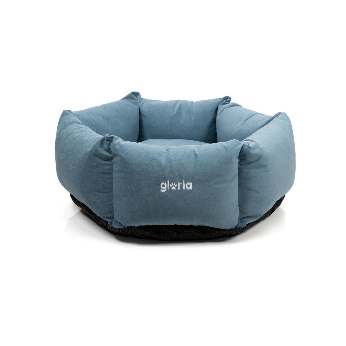 Hund Bed Gloria Hondarribia Blå 60 X 60 Cm Sekskantet