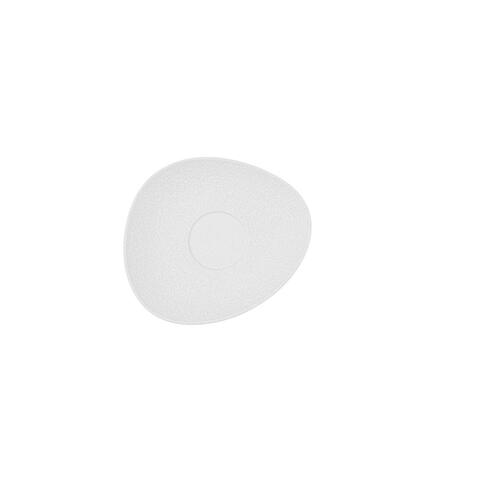Tallerken Bidasoa Fosil Hvid Keramik Aluminium oxid 13,3 x 11,6 x 1,7 cm Kaffe (12 enheder)
