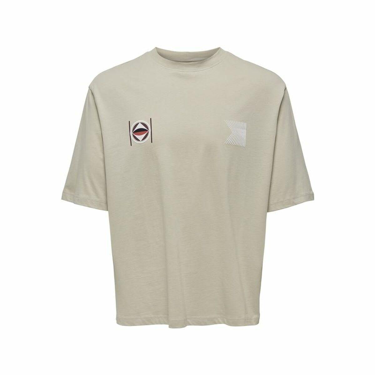 Kortærmet T Shirt Til Mænd Only & Sons Onslenny Ovz Element Grå Xl