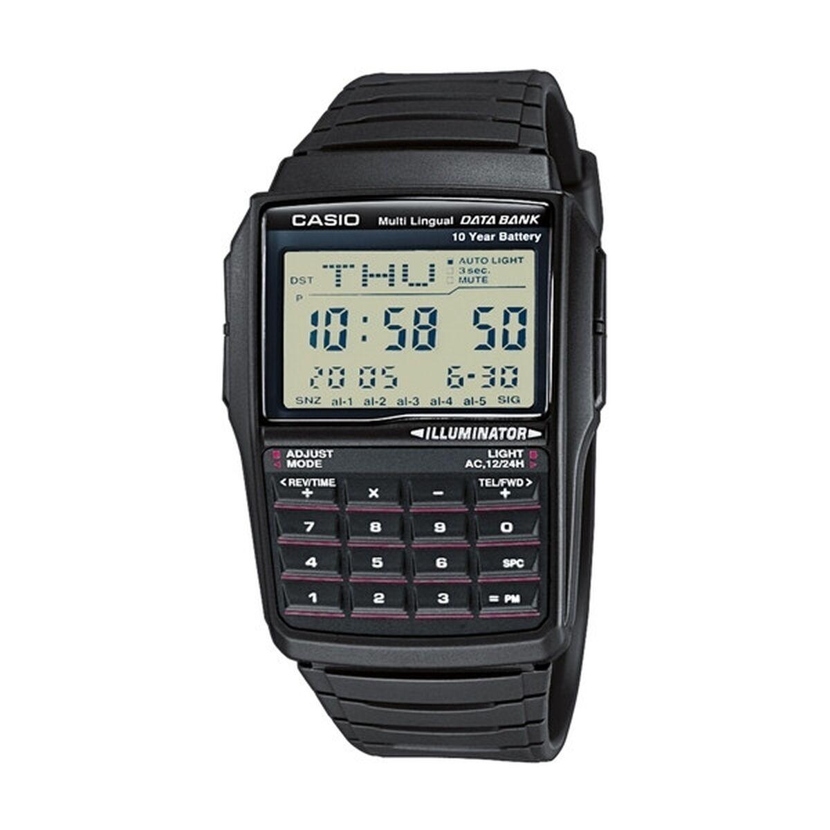 Herreur Casio Databank Calculator Sort Grå