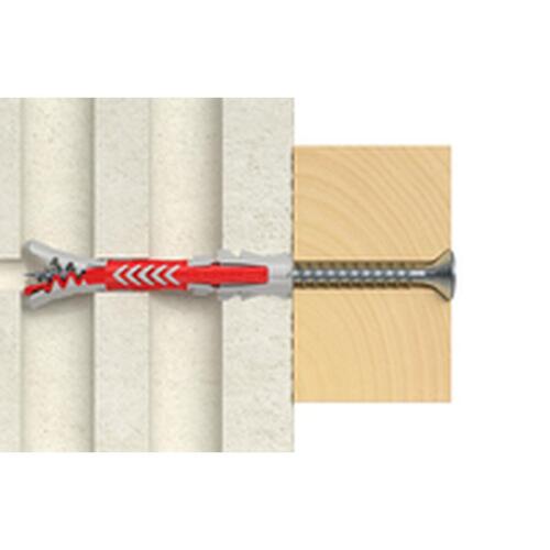 Rawplugs og skruer Fischer DUOPOWER 538246 Ø 8x65 mm (25 enheder)