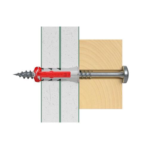 Rawplugs og skruer Fischer DUOPOWER 538246 Ø 8x65 mm (25 enheder)