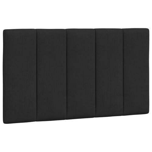 Seng med madras 90x200 cm velour sort