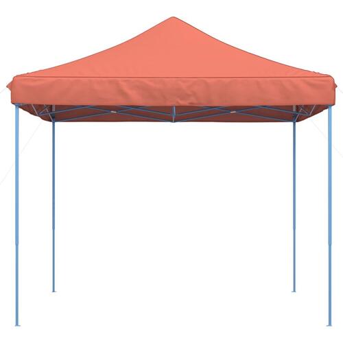 Pop op-festtelt 292x292x315 cm foldbart terracottafarvet