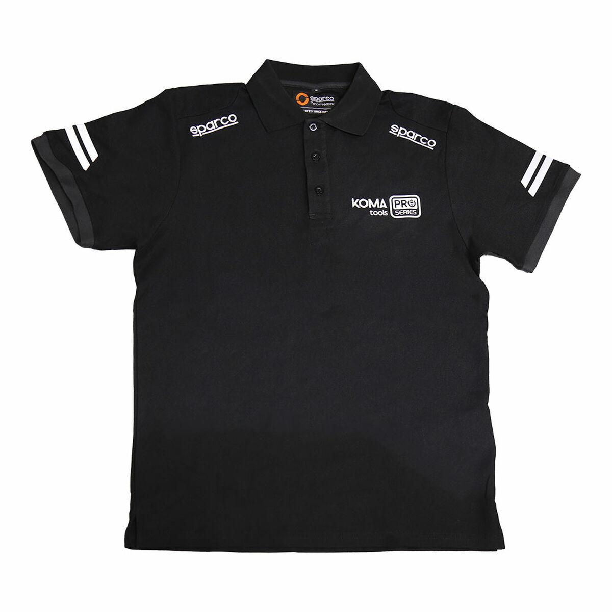 Kortærmet Polotrøje Sparco Koma Tools 02415nrgs L