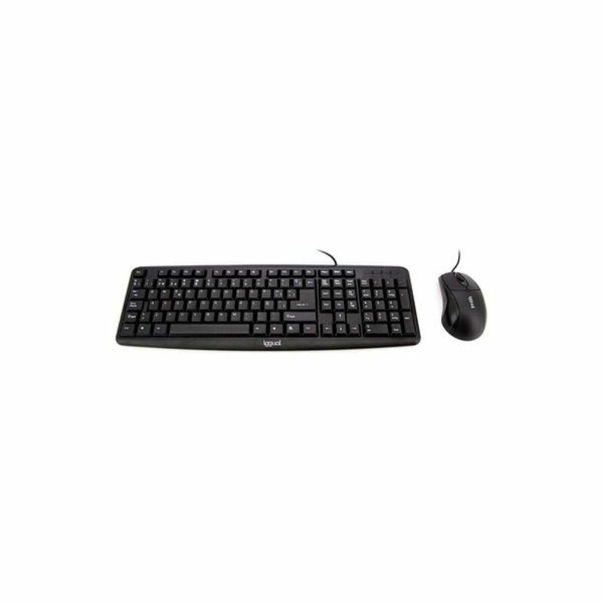 Tastatur Og Mus Iggual Qwerty Usb