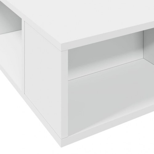 Sengeramme med opbevaring 100 x 200 cm - hvid