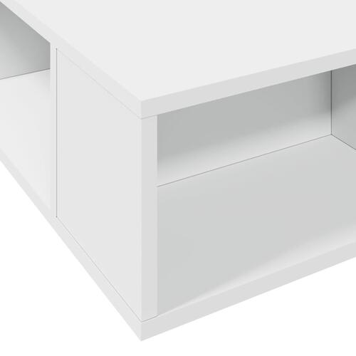 Sengeramme 75x190 cm konstrueret træ hvid