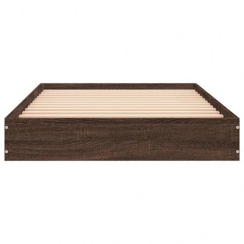Gulvsengramme i brunt eg 75 x 190 cm
