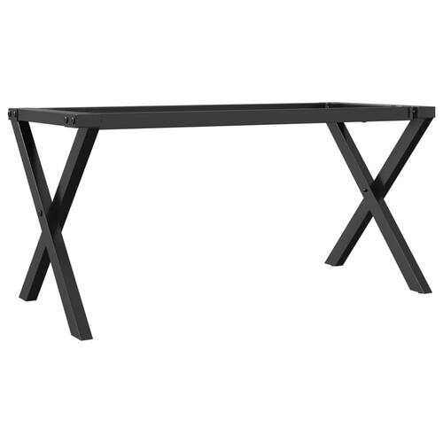 Bordben til sofabord 80x40x43 cm X-stel støbejern