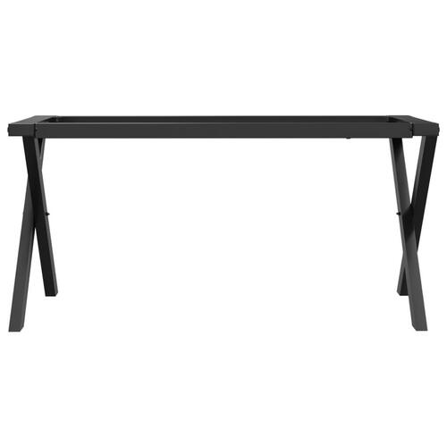 Bordben til sofabord 80x40x43 cm X-stel støbejern