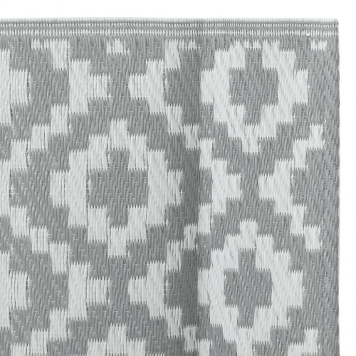 Udendørstæppe ARAKIL 80 x 150 cm i PP grå