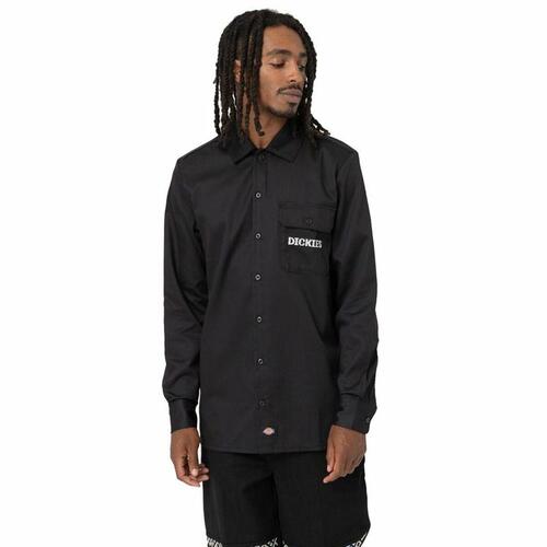 Langærmet Trøje til Mænd Dickies Wichita Sort M