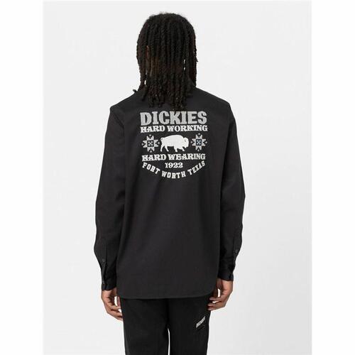 Langærmet Trøje til Mænd Dickies Wichita Sort L