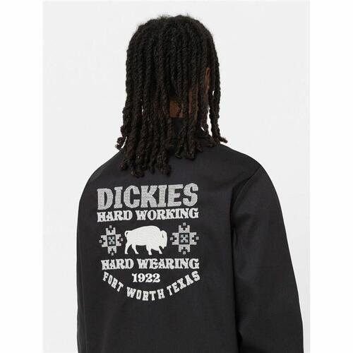 Langærmet Trøje til Mænd Dickies Wichita Sort L