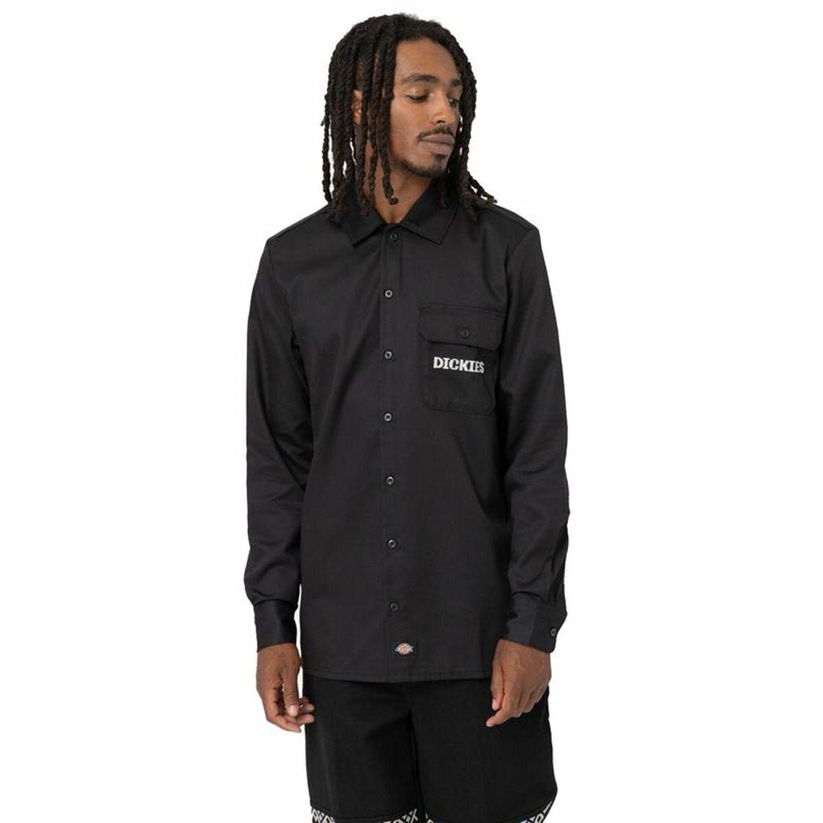 Langærmet Trøje til Mænd Dickies Wichita Sort S