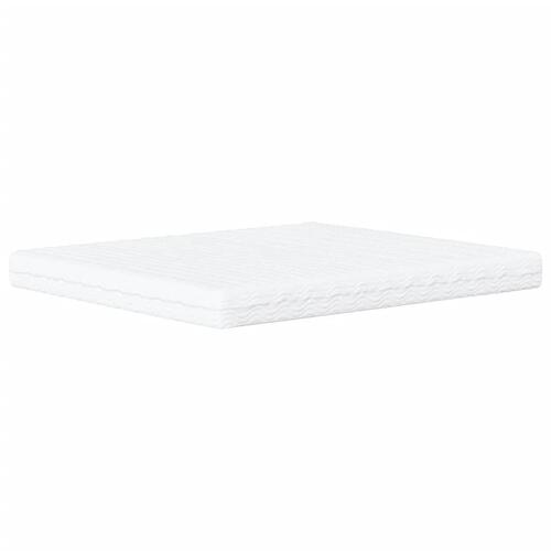 Seng med madras 160x200 cm stof sort