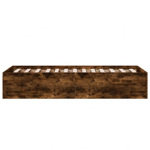 Sengeramme 100 x 200 cm - røget egetræsfarve