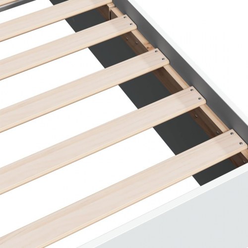 Sengestel 180x200 cm konstrueret træ hvid