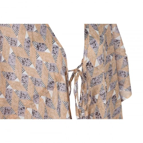 Sarong sæt 3 stk - , brun/turkisblå/koral