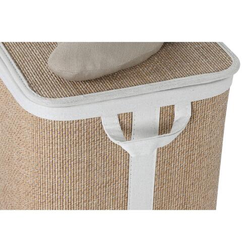 Vasketøjskurv Home ESPRIT Grøn Natur Børns 44 x 44 x 45 cm 4 Dele
