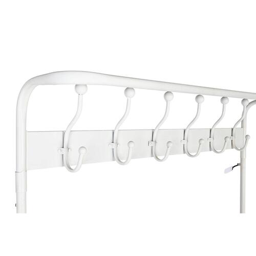 Entrebord med skuffer Home ESPRIT Hvid Metal 110 x 36 x 186 cm