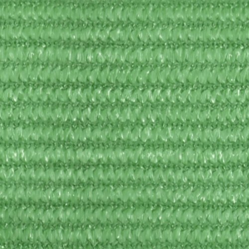 Solsejl 3×3 m - 160 g/m² HDPE, lysegrøn firkantet