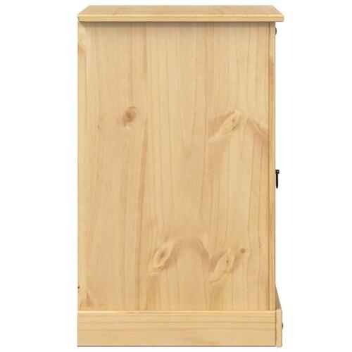 Hi-fi-skab Corona 60x50x82 cm massivt fyrretræ