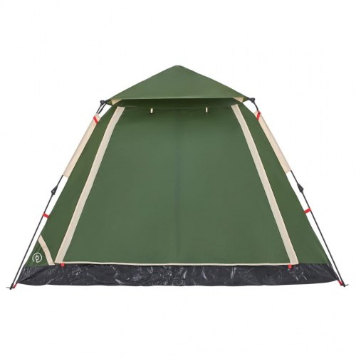 5-personers campingtelt kuppel quick-release grøn