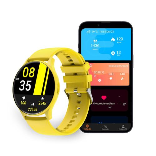 Smartwatch KSIX Core 1,43" Gul