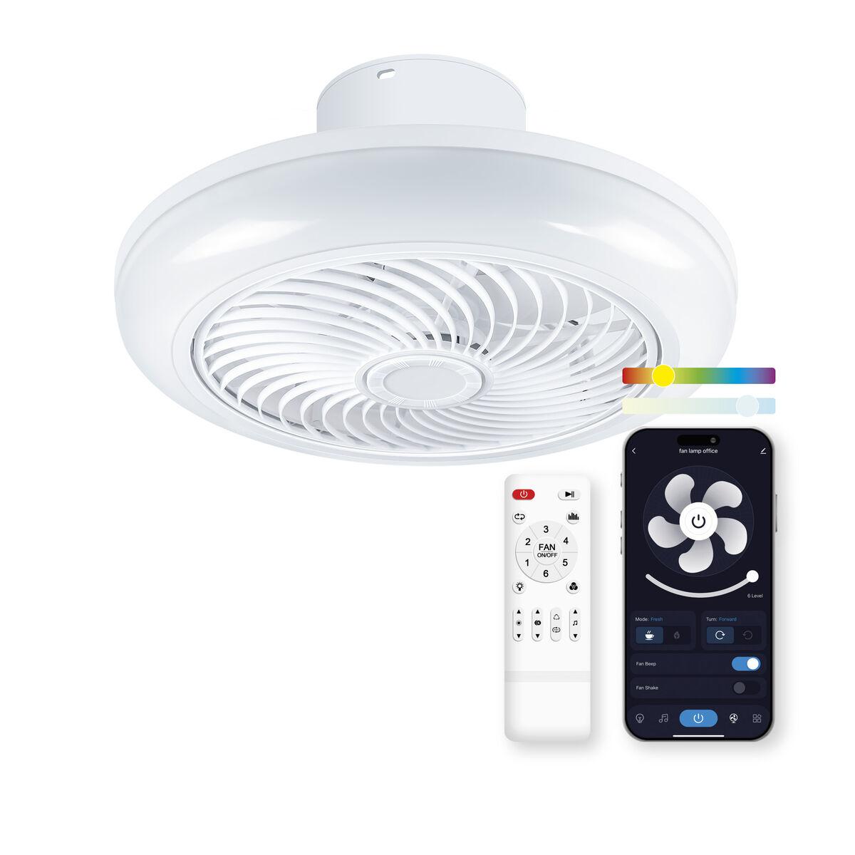 Loftsventilator Med Lys Ksix Siroco 3000k 6500k