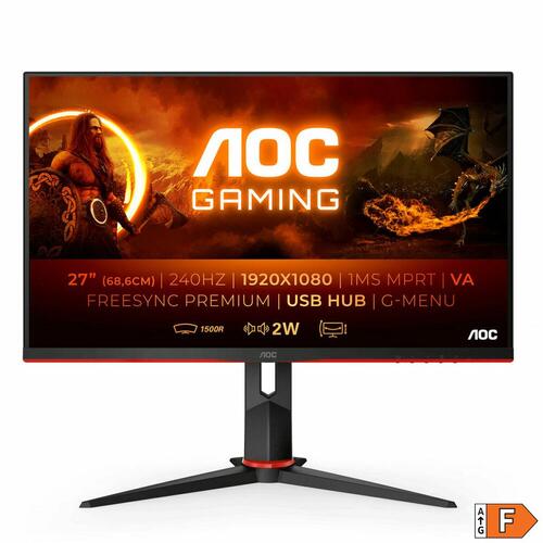 Skærm AOC C27G2ZU/BK 27" FHD LED Full HD 240 Hz