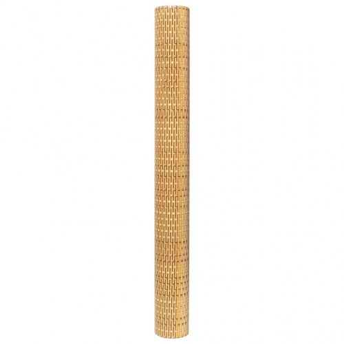 Altanafskærmning i polyrattan 1000 × 80 cm - lysebrun