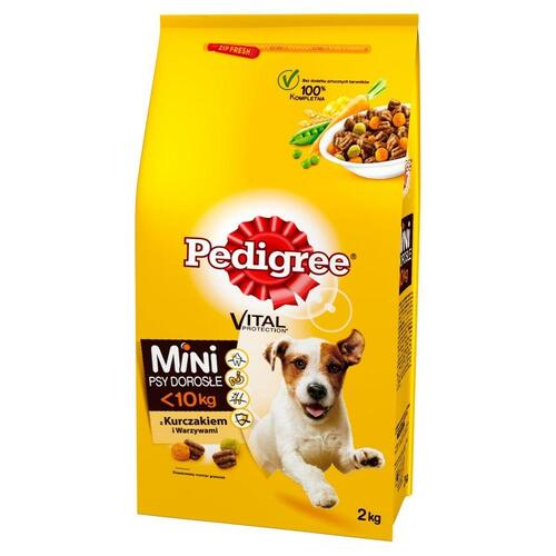 Foder Pedigree Adult Mini Kylling 2 Kg