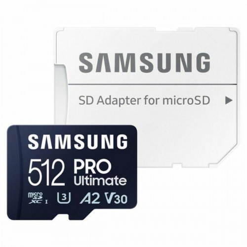 MicroSD-kort Samsung PRO Ultimate 512 GB med SD-adapter