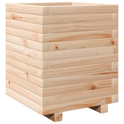 Plantekasse 40 x 40 x 49,5 cm i massivt fyrretræ