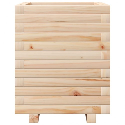 Plantekasse 40 x 40 x 49,5 cm i massivt fyrretræ