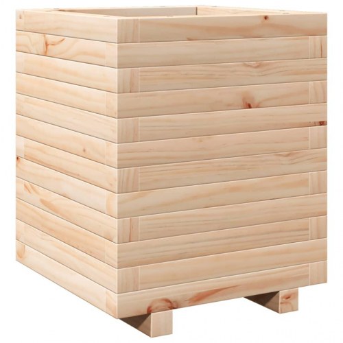 Plantekasse 40 x 40 x 49,5 cm i massivt fyrretræ